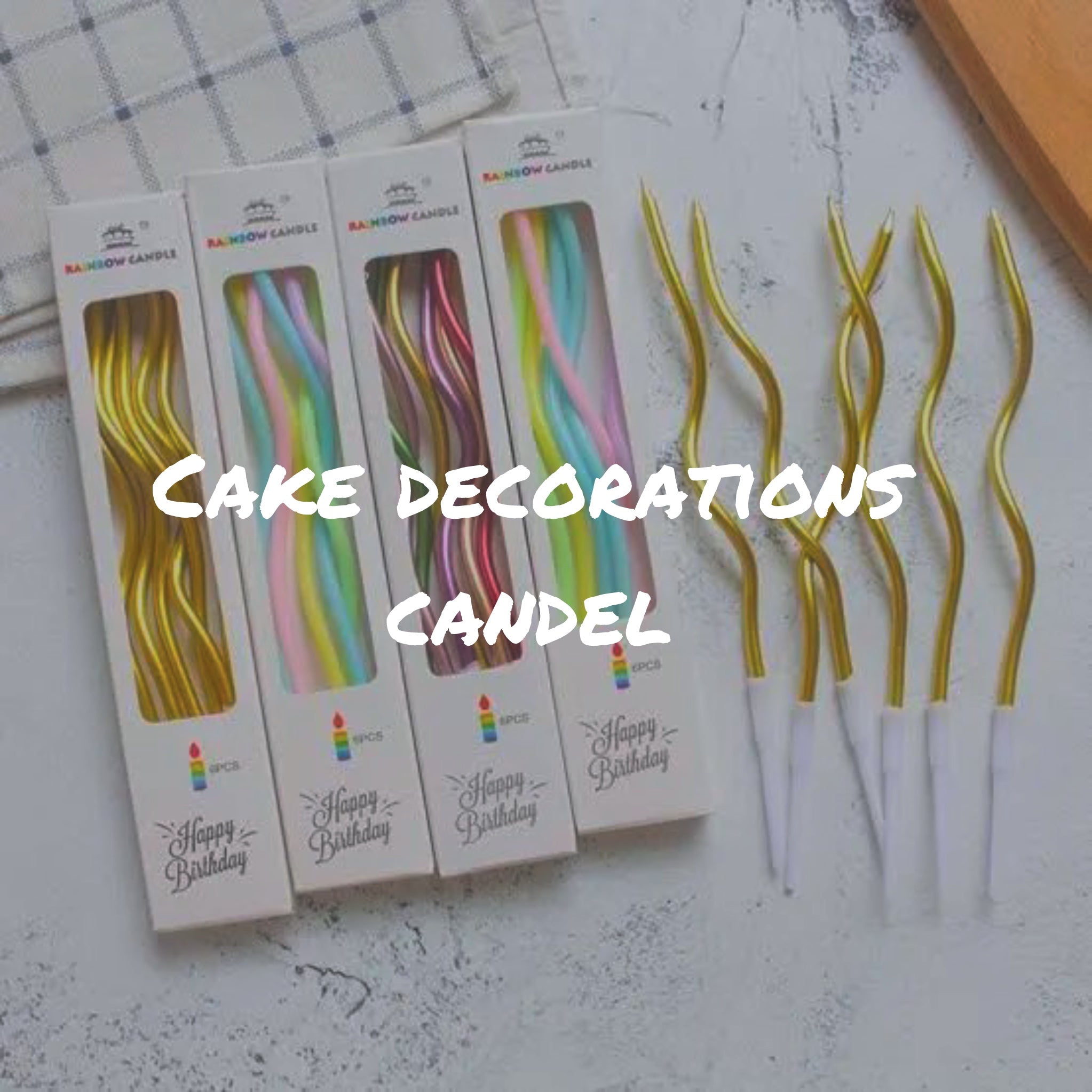 Cake Decoration Candle