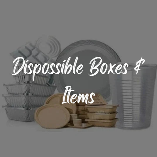 Disposable Boxes & Items