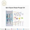 4pcs Square Shape Plunger Set