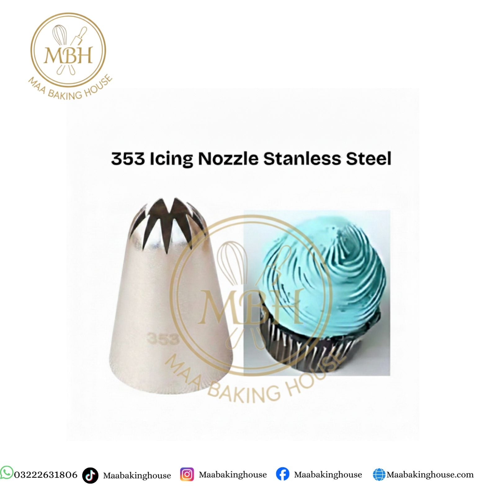 353 Icing Nozzle Stainless Steel