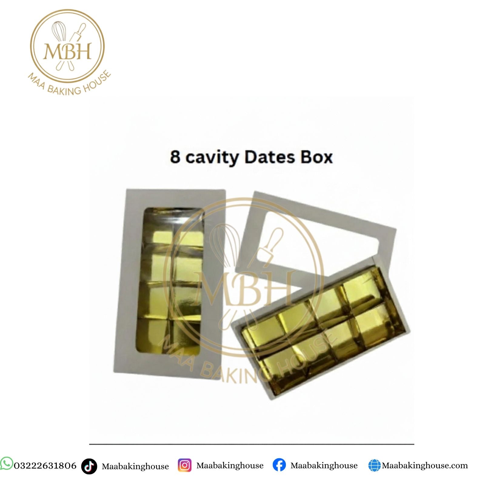 8 Cavity Dates Box