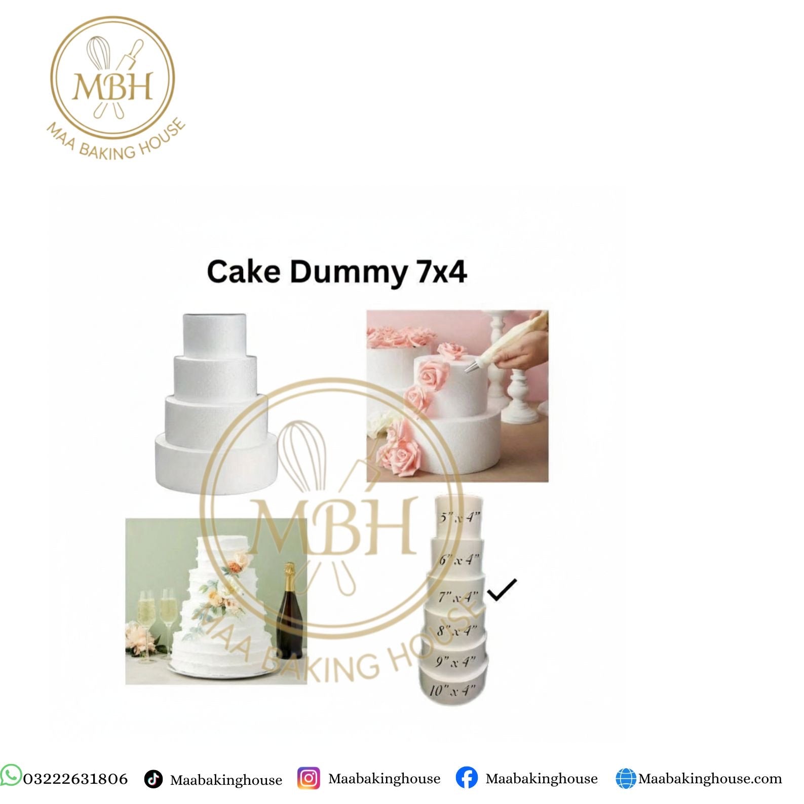 Cake Dummy 7x4