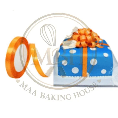 1/2 inch Orange Ribbon For Cake Decorations