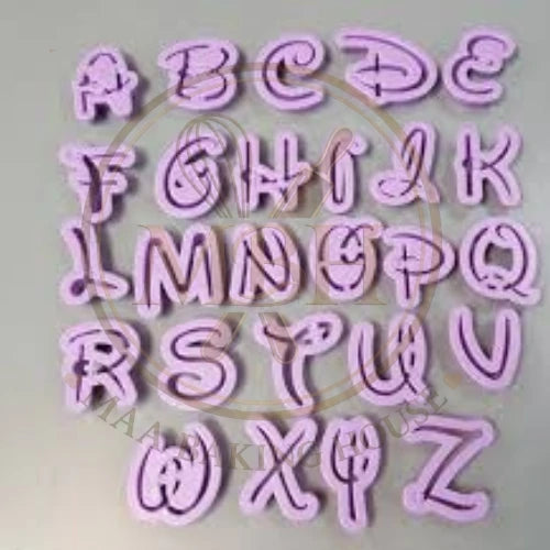 26pcs Disney Alphabet Cutter Set