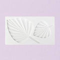 2 Cavity Big Palm Leaf Fondant Silicone Mold