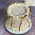 1/2 inch Off White Ribbon For Cake Decorations