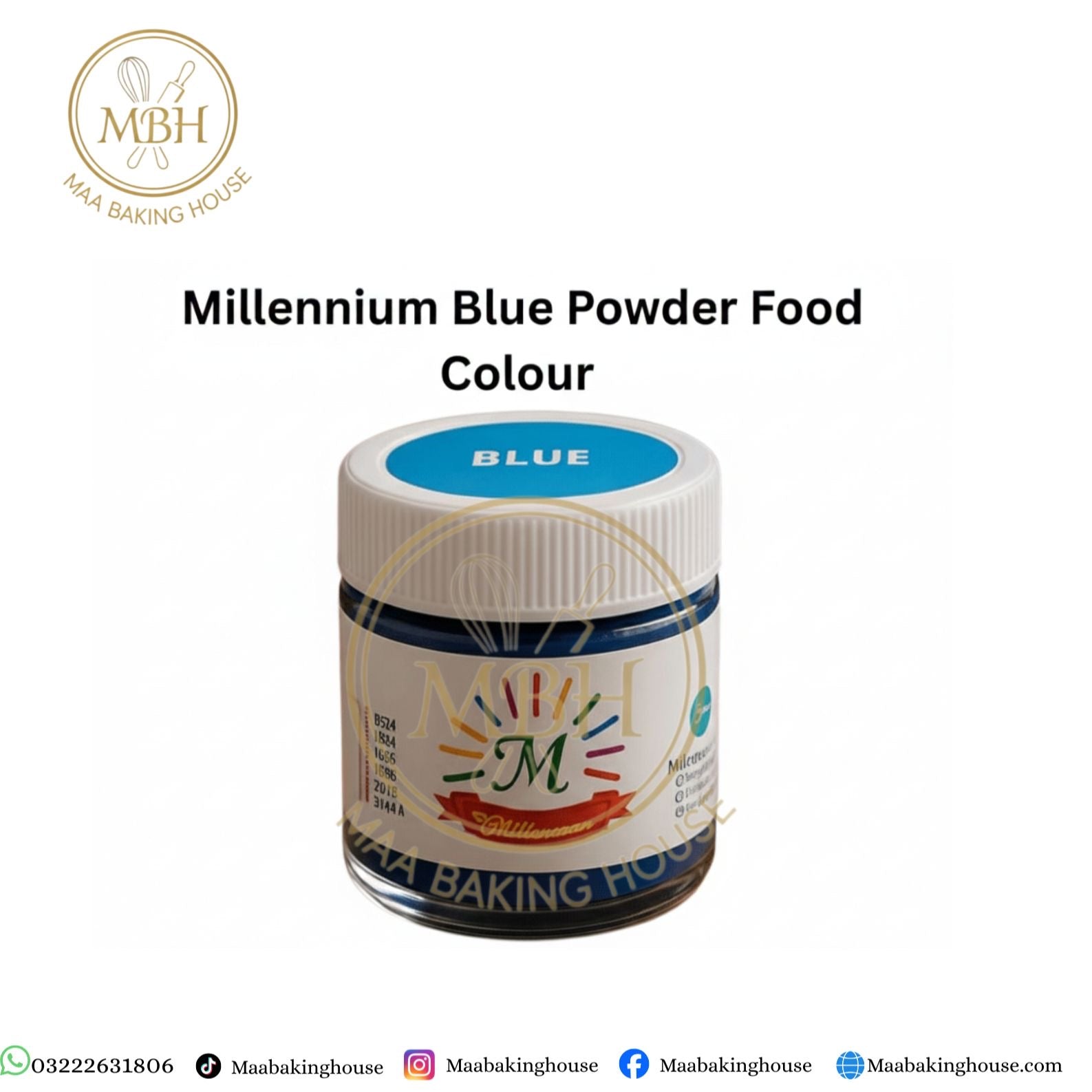 Millennium Blue Powder Food Colour