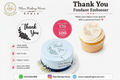 🌸 Thank You Fondant Embosser Stamp
