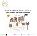 Elegant It's a Girl Cake Topper - Perfect for Baby Shower & Welcome Celebrations