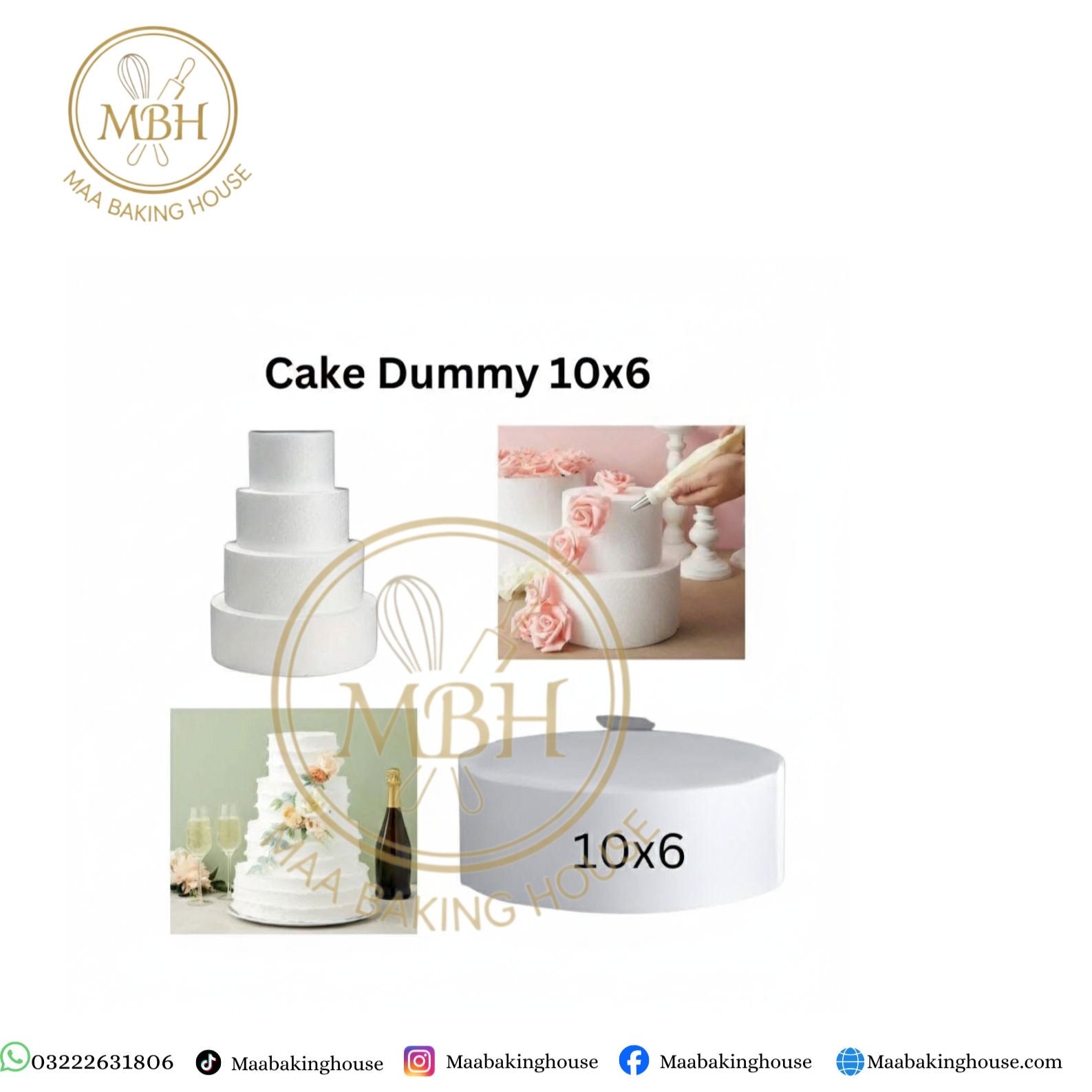 Cake Dummy 10x6