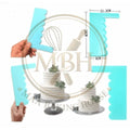 CAKE CONTOUR COMB DESIGN 2