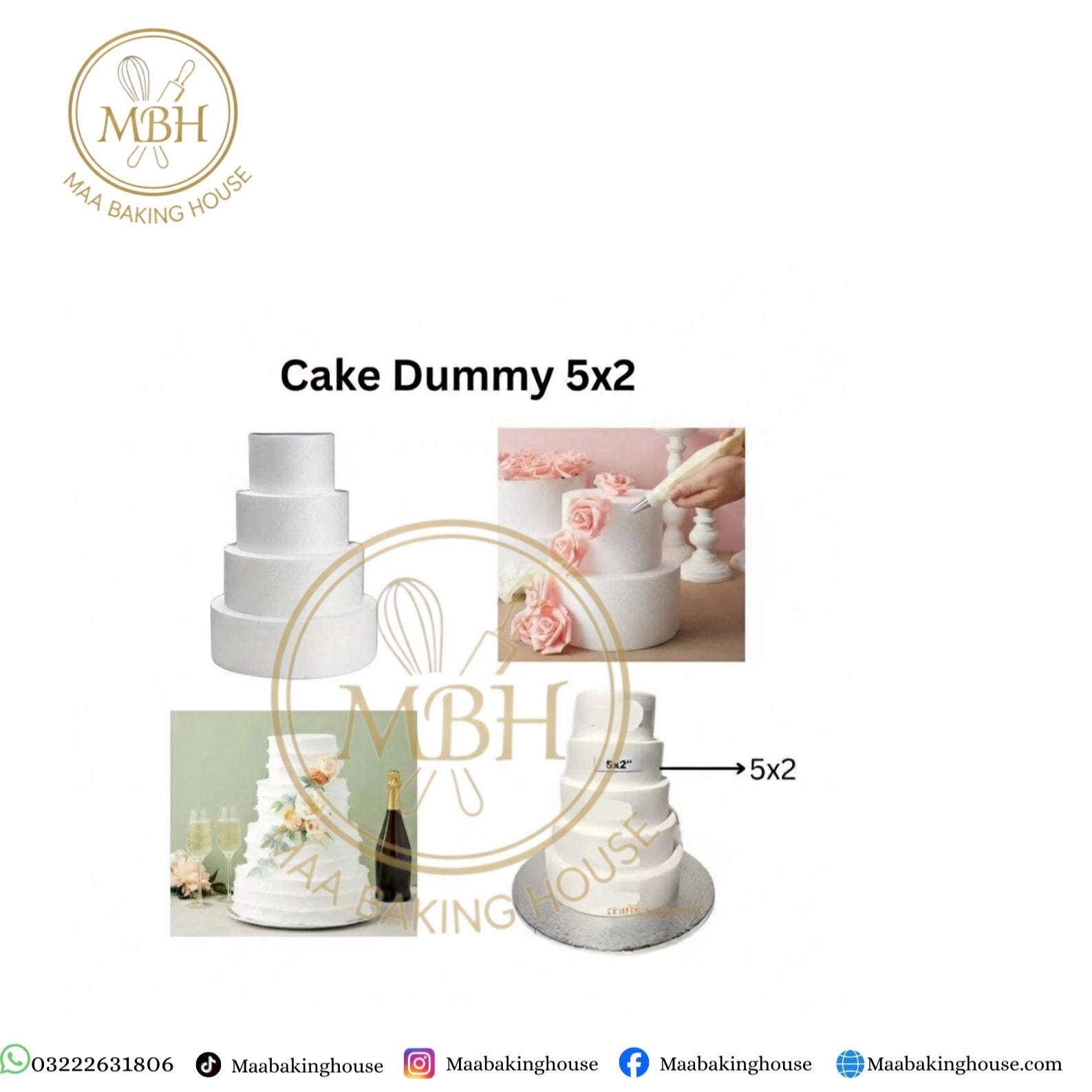 Cake Dummy 5x2