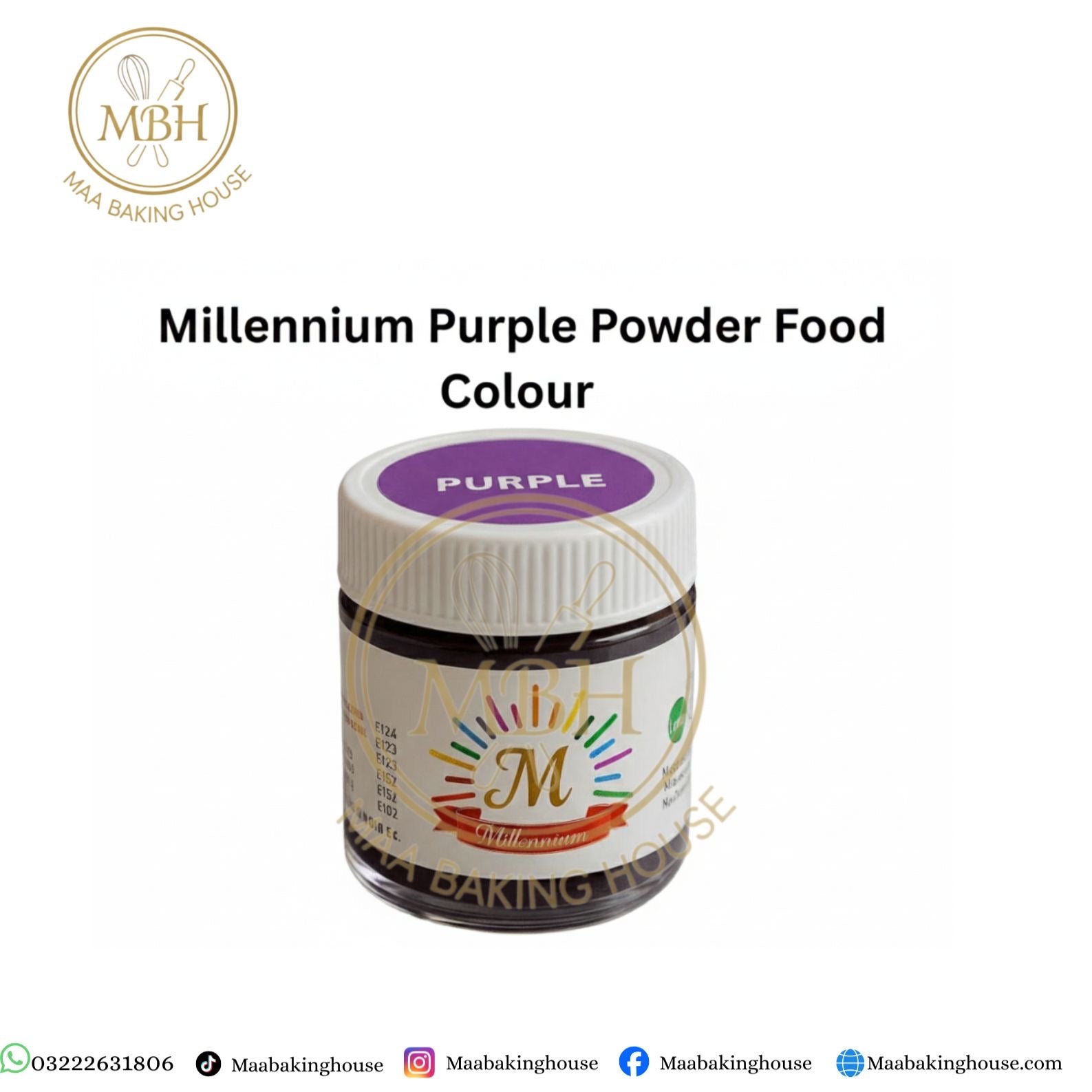 Millennium Purple Powder Food Colour