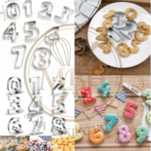 BIG NUMBER COOKIE CUTTER SET