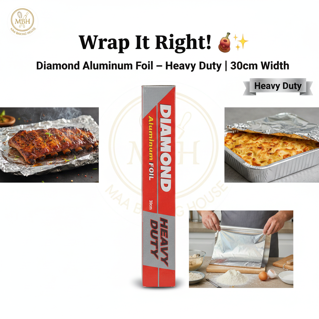 Diamond Aluminum Foil Heavy Duty 45cm