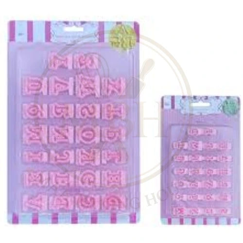 Pink Uppercase Alphabet Fondant Cutter Set