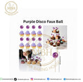 Purple Disco Faux Ball