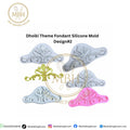 Dholki Theme Fondant Silicone Mold Design #2