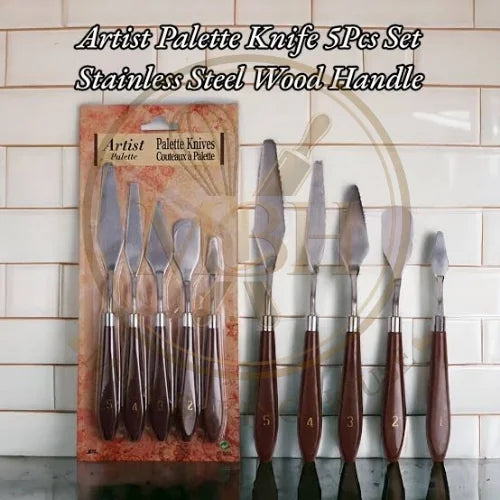 5PCS PALETTE KNIFE SET