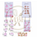 Transport Theme Cookie & Plastic With Stamp 8pcs Set