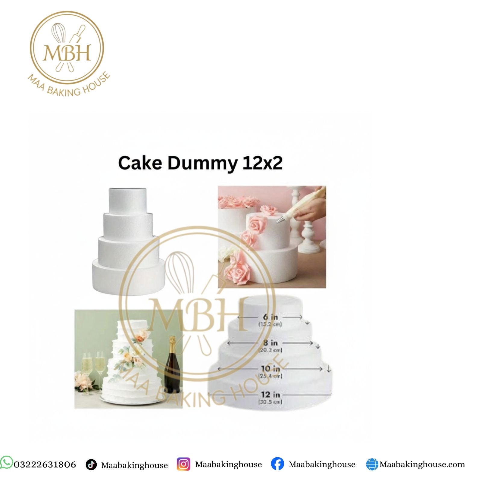 Cake Dummy 12x2