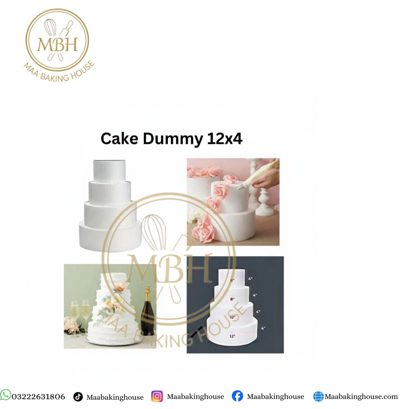 Cake Dummy 12x4