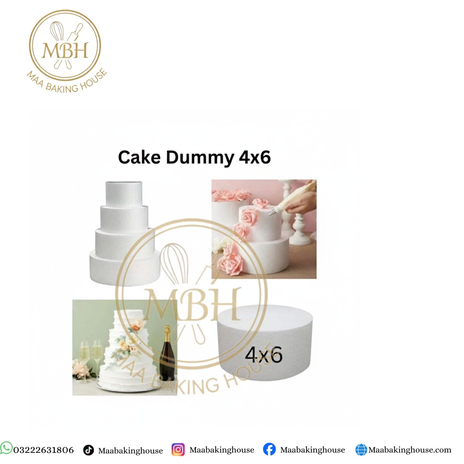 Cake Dummy 4x6