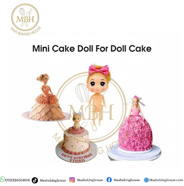 Mini Cake Doll For Doll Cake