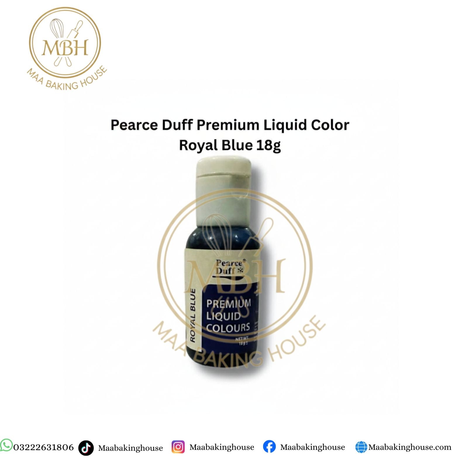 Pearce Duff Premium Liquid Color - Royal Blue 18g