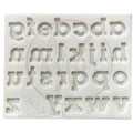 Elegant Lowercase Alphabet Silicone Mold