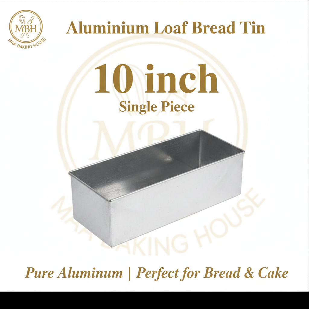 Aluminium Loaf Bread Tin – 6 inch to 12 inch (Single Piece)