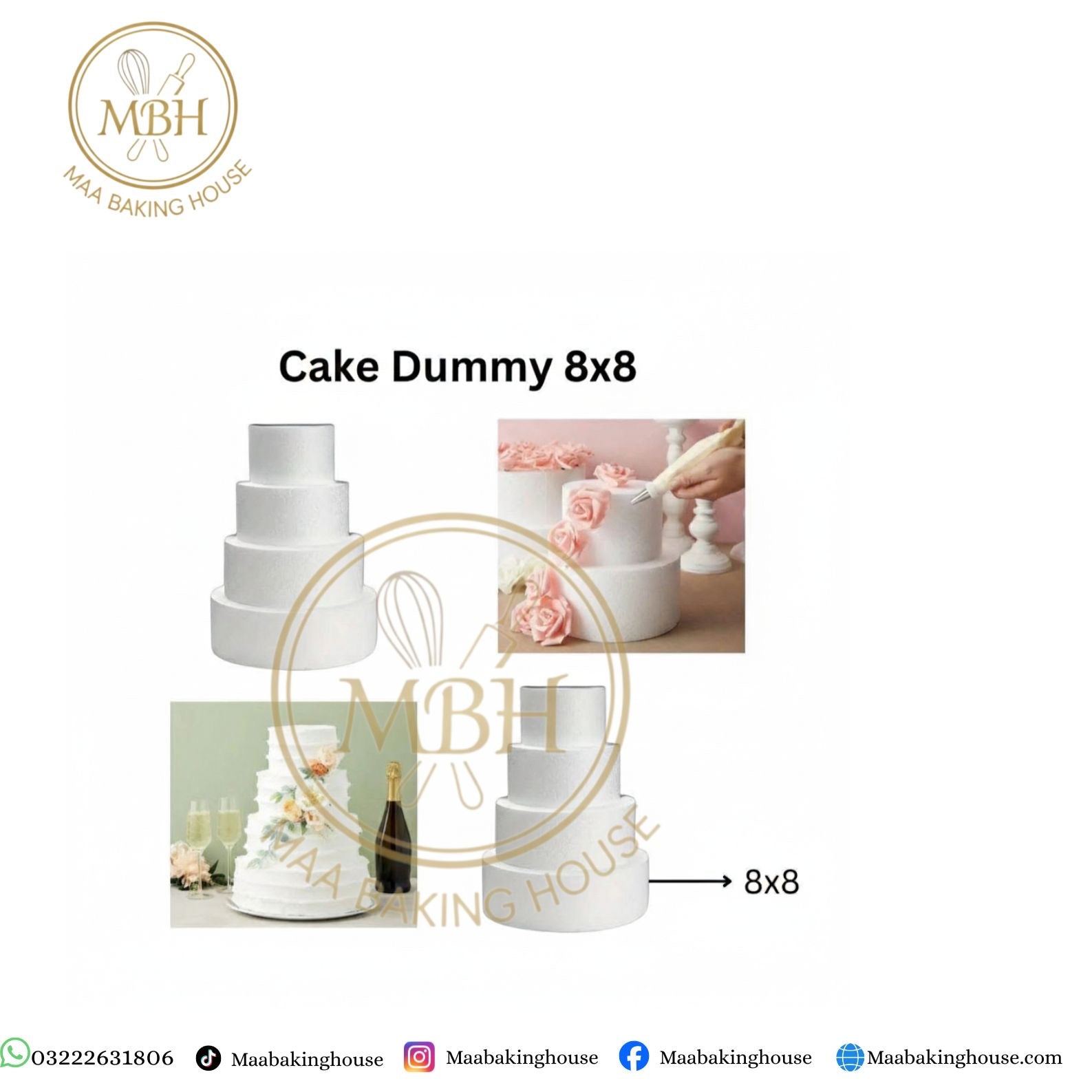 Cake Dummy 8x8