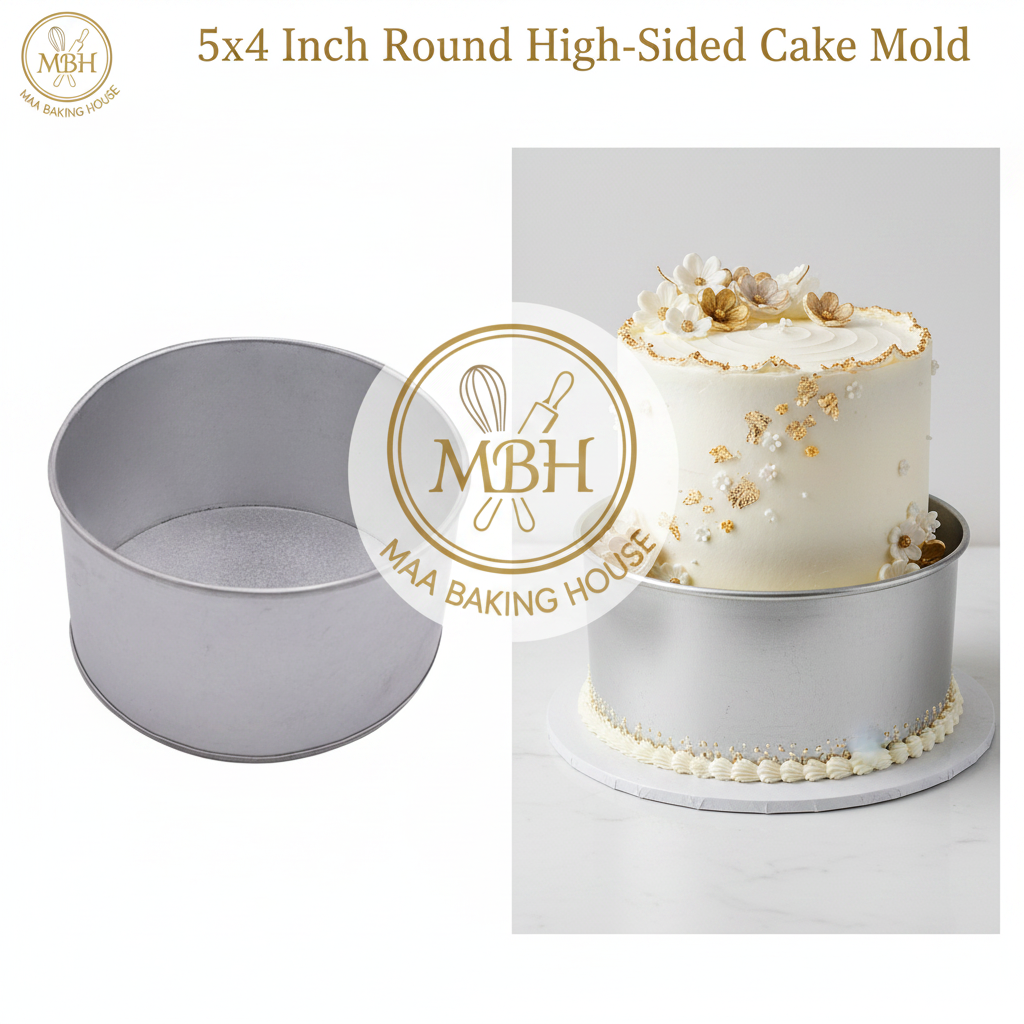 5x4 Inch Round Cake Mold - MBH Branded
