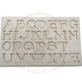 Elegant Uppercase Alphabet Silicone Mold