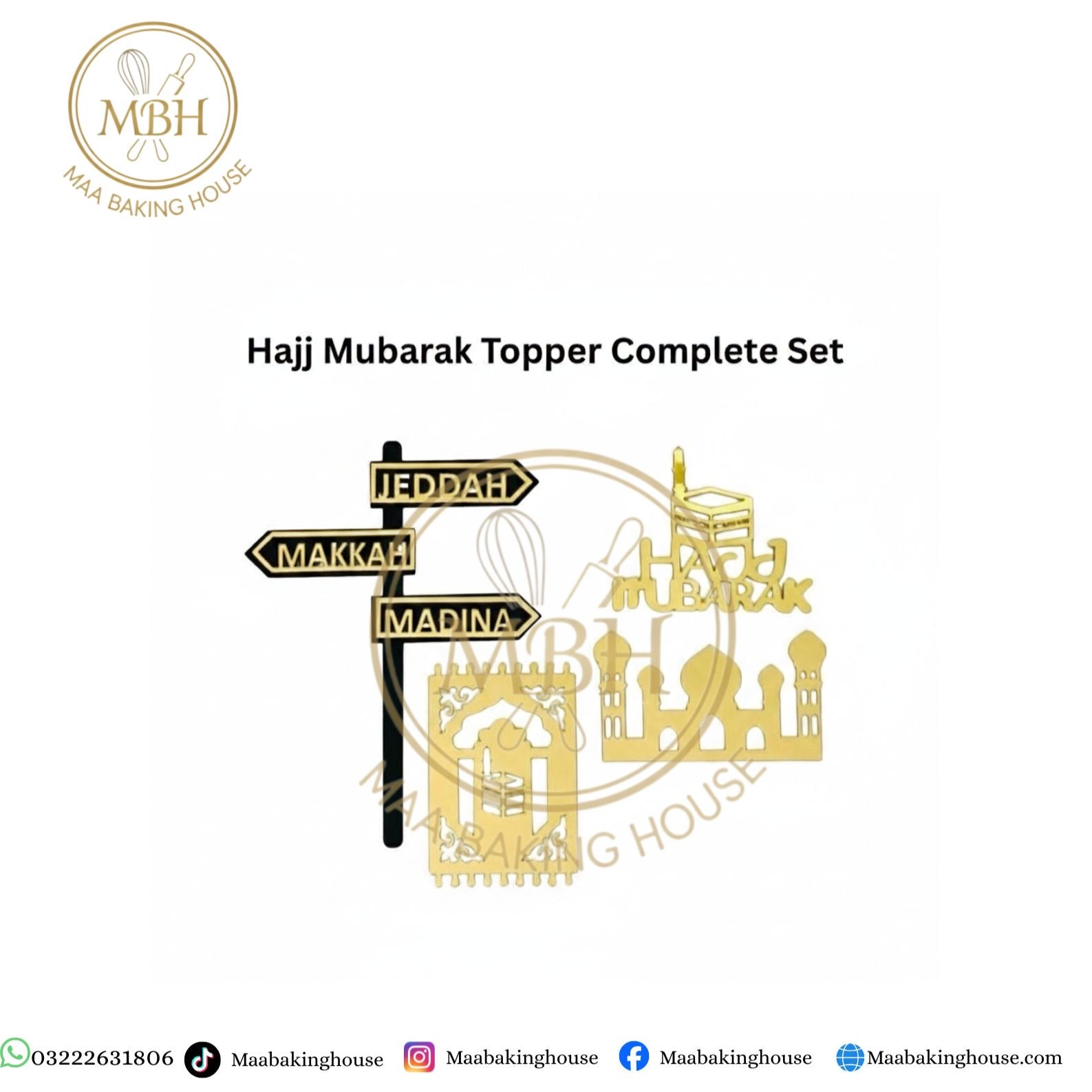 Hajj Mubarak Topper Complete Set