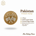 Pakistan Fondant Stamp