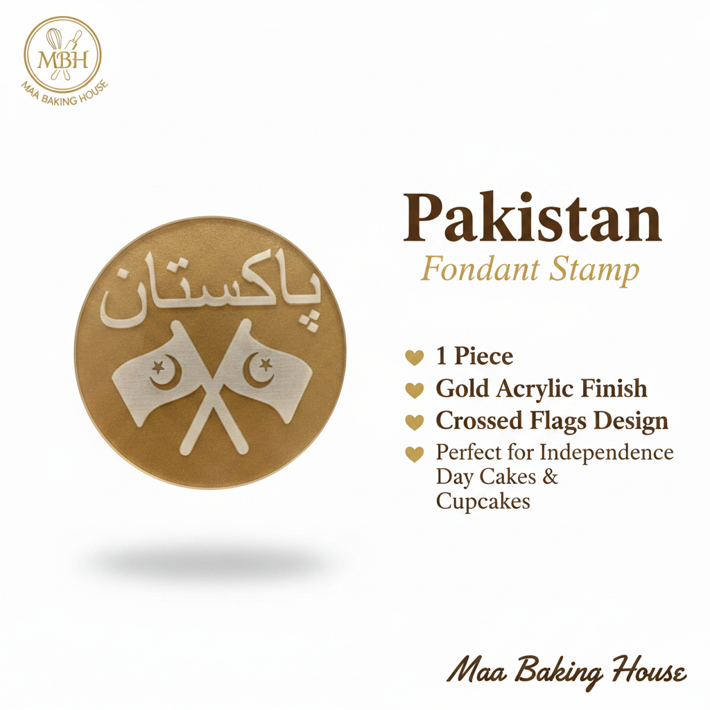 Pakistan Fondant Stamp