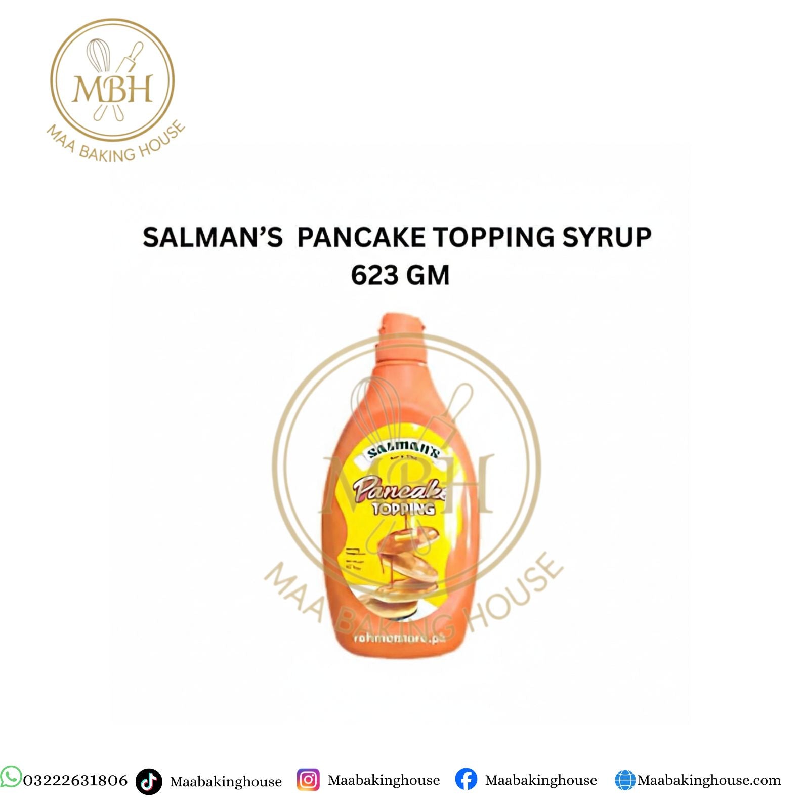 Salman's Pancake Topping Syrup 623gm