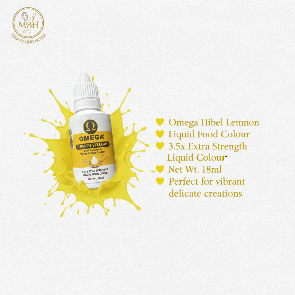 Omega Liquid Food Colour – 20ml