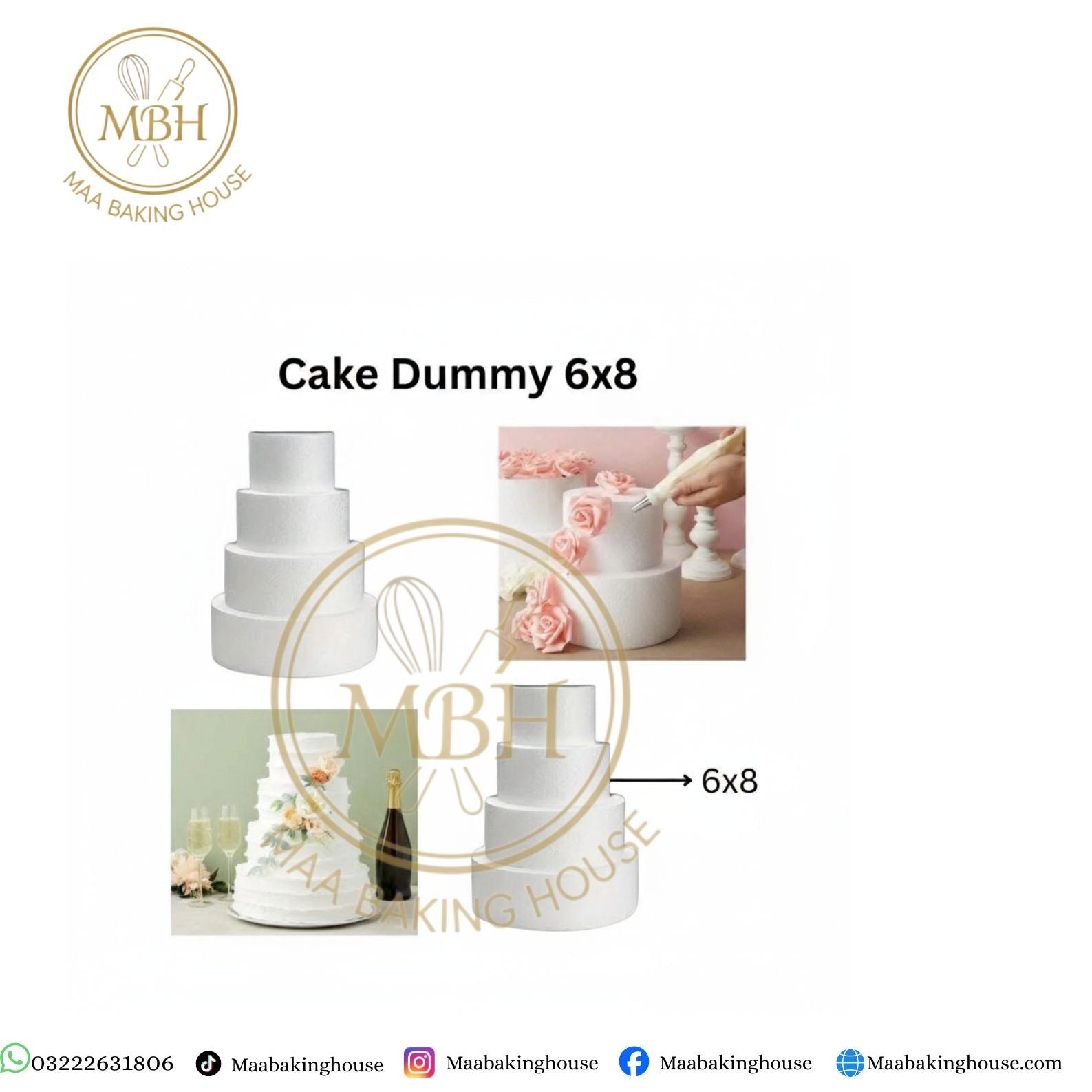 Cake Dummy 6x8