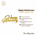 Happy Anniversary Cake & Cupcakes Tag