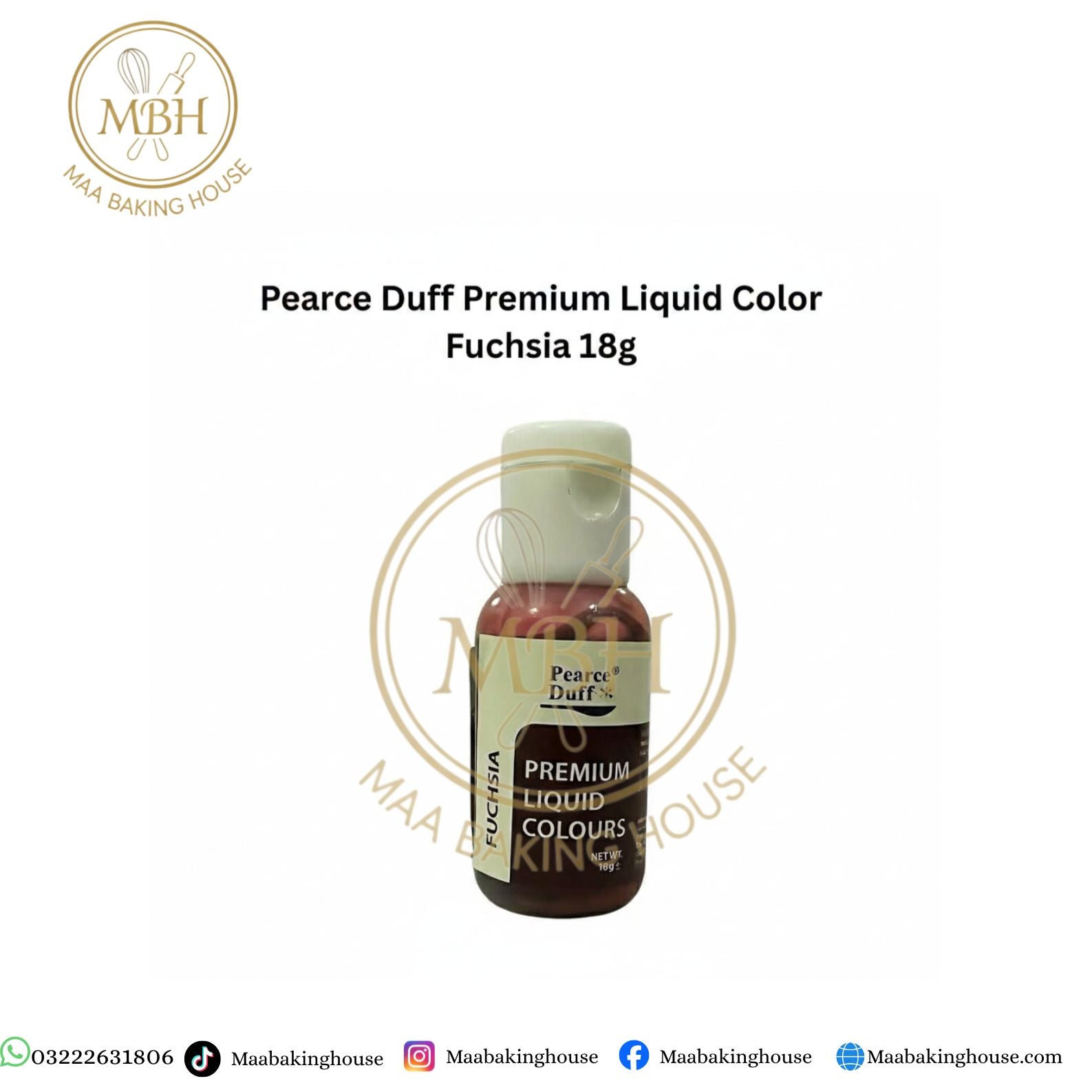 Pearce Duff Premium Liquid Color - Fuchsia 18g