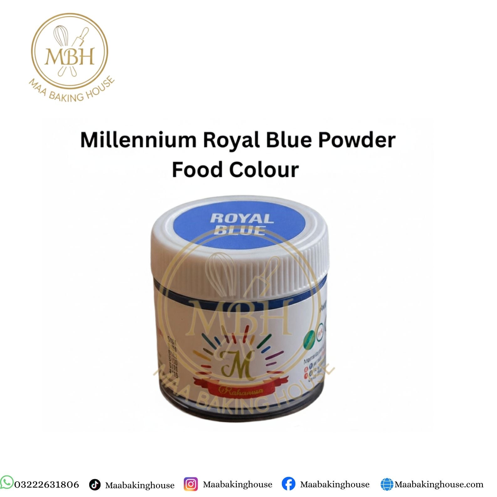 Millennium Royal Blue Powder Food Colour