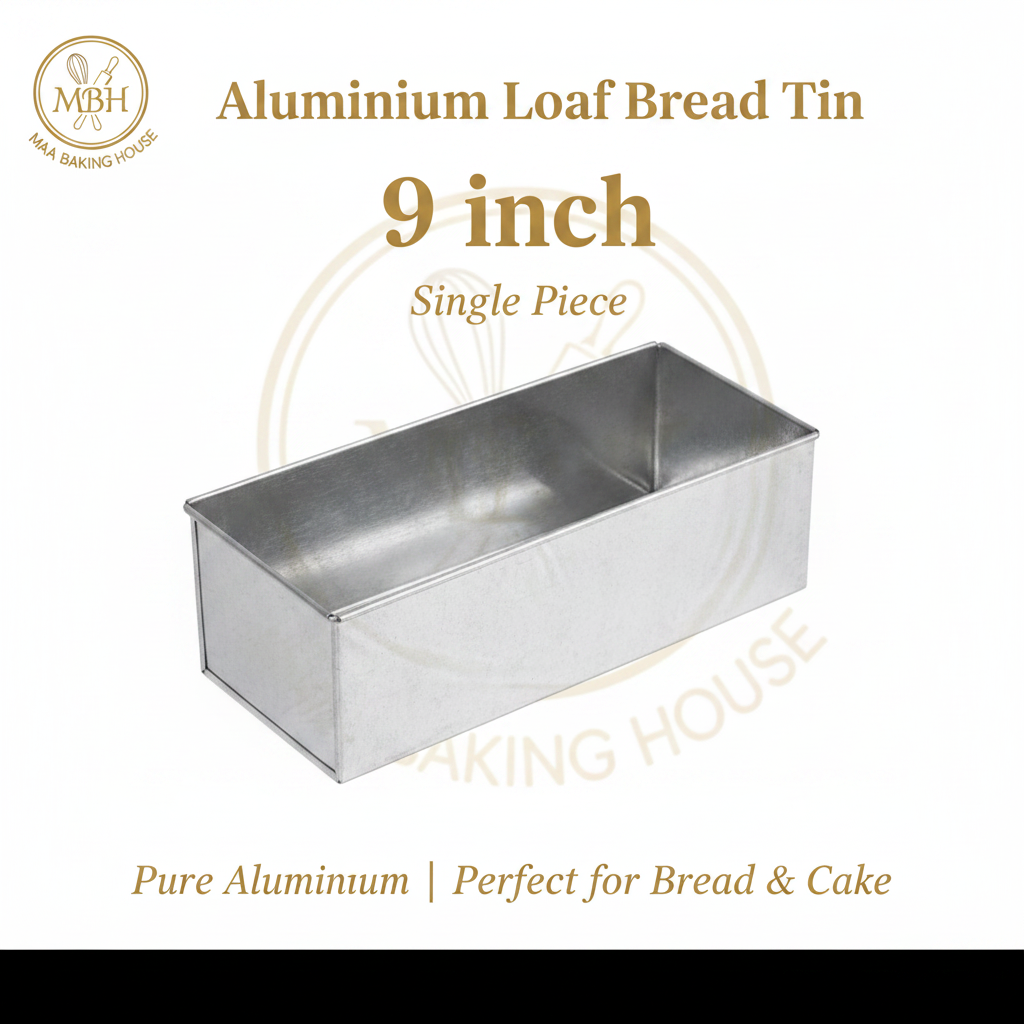 Aluminium Loaf Bread Tin – 6 inch to 12 inch (Single Piece)
