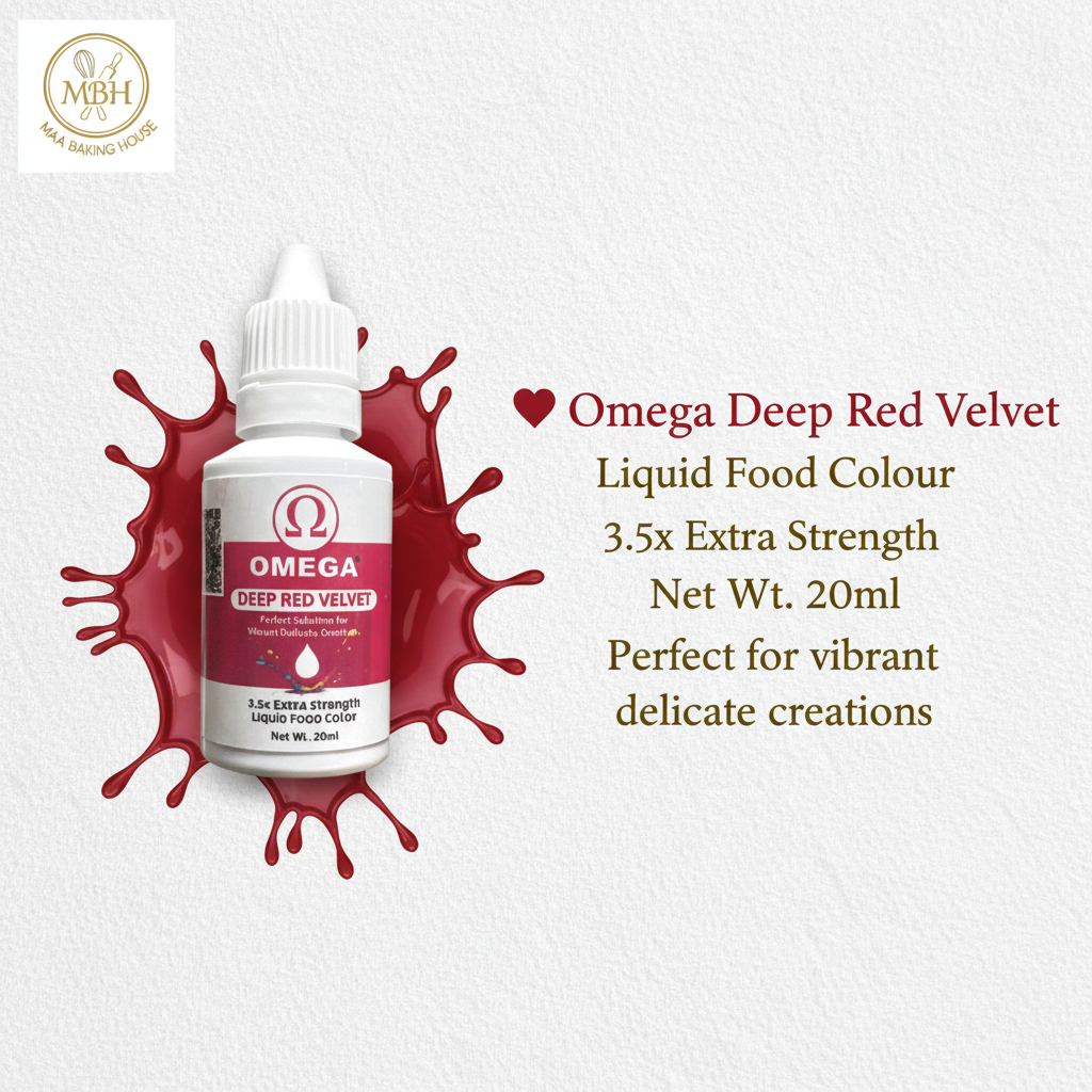 Omega Liquid Food Colour – 20ml