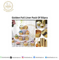 Golden Foil Liner Pack Of 50pcs