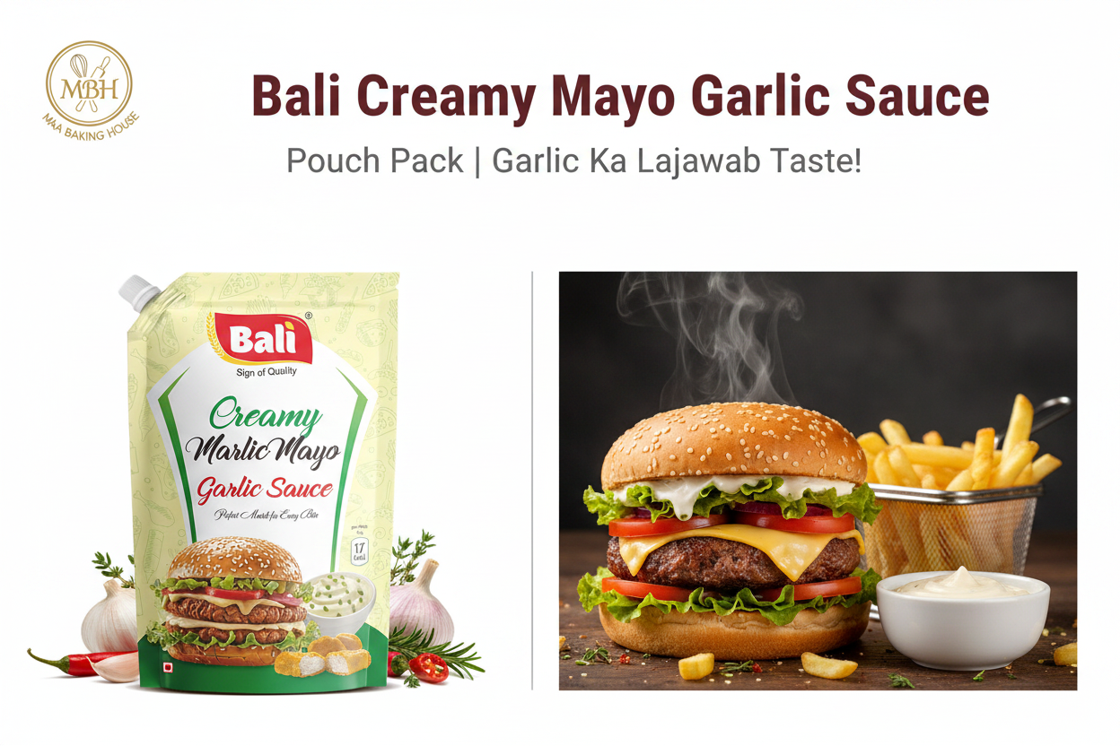 Bali Creamy Mayo Garlic Sauce – 1kg Pouch