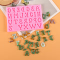 Capital Letter Alphabet Silicone Fondant Mold