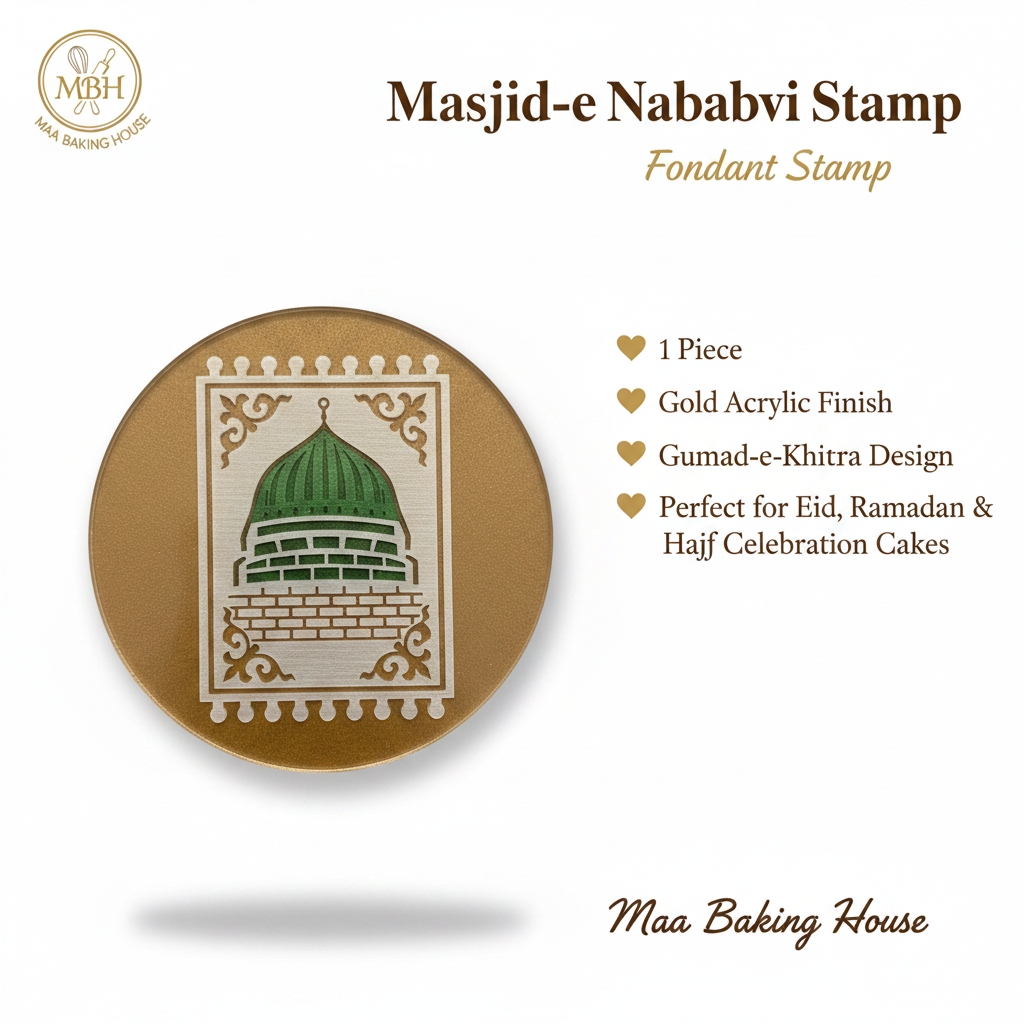 Masjid-e-Nabawi Fondant Stamp