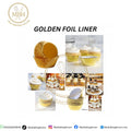 Golden Foil Liner - Pack of 80 Pieces